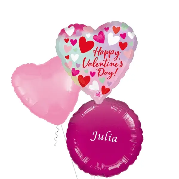 Pastel Valentines Foil Balloon