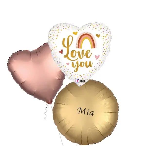 Boho Love You Foil Balloon