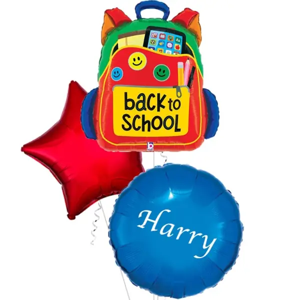 Back to School Bag Supershape Balloon