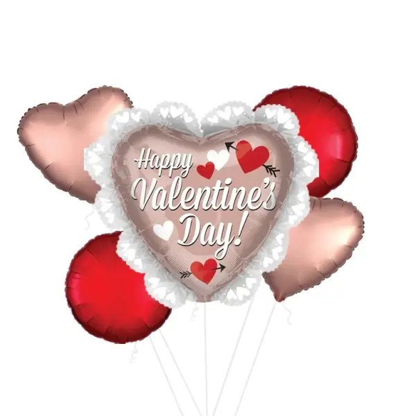 Intricate Lace Valentines Day Supershape Balloon