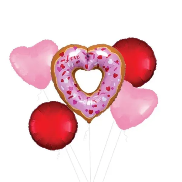 Open Heart Donut Supershape Balloon