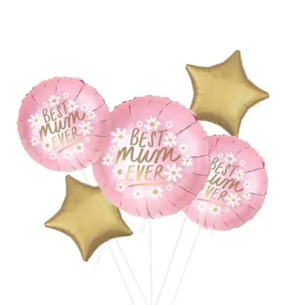 Best Mum Ever Blush Pink Foil Balloon