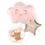 Pastel Pink Cloud Foil Balloon