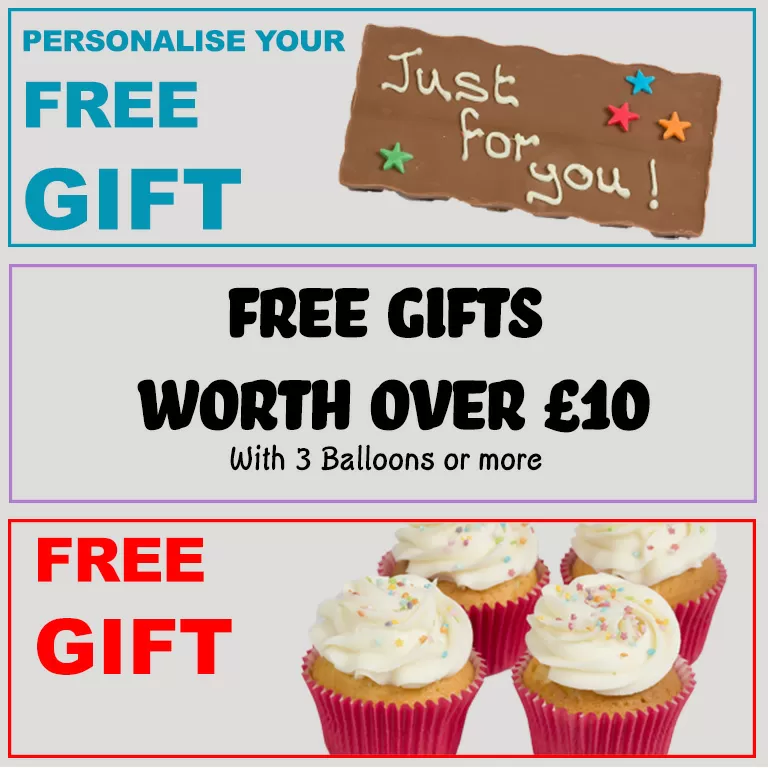 Helium Balloons Delivered - Next Day Delivery - Inflated Balloon Gifts
